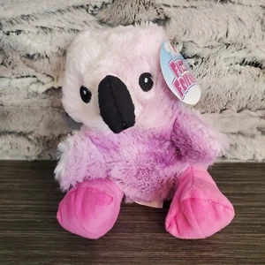 NEU 2023 Fuzzy Friends 6 Zoll rosa lila Flamingo Plüschtier Stofftier Dollar Tree - Bild 1 von 4
