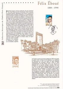 Document philatélique 1er jour 32- 2004 Félix Eboué Haut Dirigeant outre mer - Picture 1 of 1