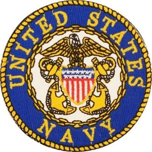 MILITARY PATCH-USN LOGO (Anchors) (3-1/16") - PM3146 - Picture 1 of 1