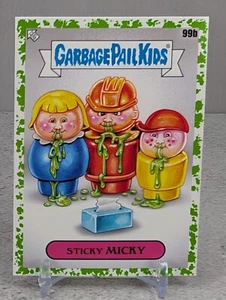 2024 Topps Garbage Pail Kids At Play Booger Green #99b Sticky Micky - Bild 1 von 4