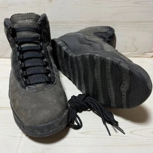 NIKE Air Jordan X 10 OG Black / Shadow 130209-001 Vintage Size 12 From Japan Use - Picture 1 of 7