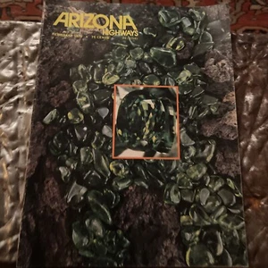 Arizona Highways Green and Growing Gems Geodes Stones Stones February 1975 - Picture 1 of 4