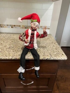 RAZ Posable Elf ~ Quality piece - 26" Tall - Bendable to pose - Elf on a Shelf - Picture 1 of 3