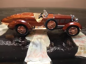 Franklin Mint 1924 Hispano Suiza Tulipwood Speedster “Box And Papers” Nice - Picture 1 of 22