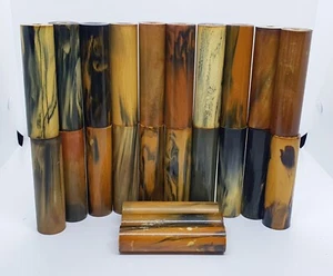 Old Bakelite Vein Rods Handle Vintage Prayer Bead Set of 23 1376 g... - Picture 1 of 9