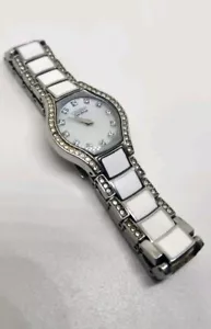 Orologio Citizen Normandie Donna Ceramica Eco-Drive Bianco 22mm Quadrante Perlato - Foto 1 di 6