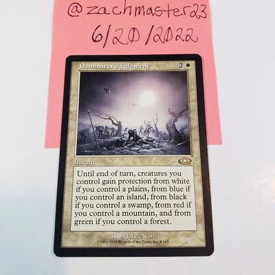 Dominaria's Judgment MTG Planeshift NM Magic Regular NM (Box4) - Image 1 of 2