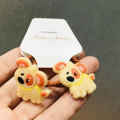 Banda para el pelo de oso para perros - Bandas elásticas para animales Niños 2 piezas Foto 1 de 4