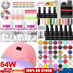 Full DIY Acrylic Nail Art Kits Acrylic Powder and Liquid Glitter Manicure Set - Picture 1 of 31