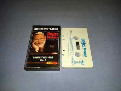 ROGER WHITTAKER GREATEST HITS - LIVE VOL.2 CASSETTE TAPE ALBUM - Image 1 of 2