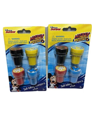 Pack de 4 estampadores autoentintados Mickey Mouse & The Roadsters cada uno 2 paquetes Foto 1 de 4