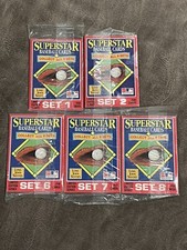 1990 Superstar Long John Silvers 5 Sealed Sets #1, 2, 6, 7, & 8 Coca-Cola Ryan