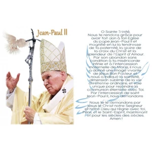 AUTOCOLLANT POUR NEUVAINE - JEAN PAUL II COLOMBE - Imagen 1 de 1