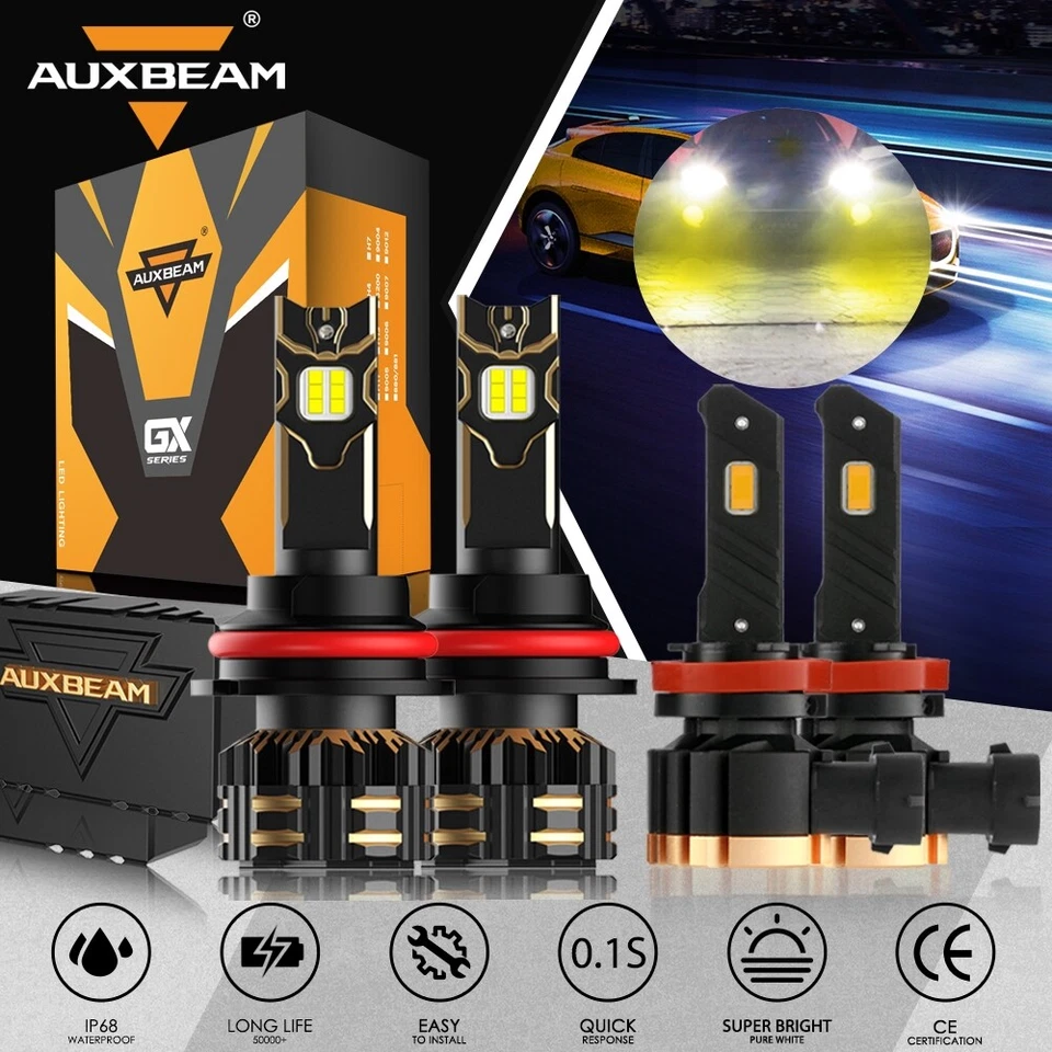 Farol de LED CANBUS 6000K luzes de neblina feixe Hi-Lo 3000K para Suzuki SX4 2007-2013 - Imagem 1 de 4