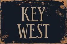 Key West 8" x 12" Vintage Aluminum Retro Metal Sign VS488