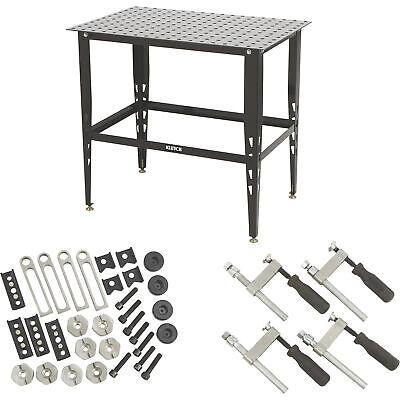 Klutch Steel Welding Table With Tool Kit - 36in.L X 24in.W X 33 1/4in.H • 212.49$