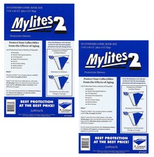 100 - E. GERBER MYLITES 2 STANDARD (BRONZE) 2-Mil Mylar Comic Bags Sleeves 725M2