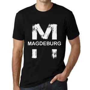 Herren Grafik T-Shirt Magdeburg Öko-Verantwortlich Vintage Jahrgang Kurzarm