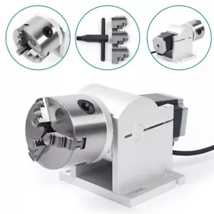 Drehwelle Achse Befestigungswerkzeug für Faserlaser Beschriftung Graviermaschine 80mm - Bild 1 von 12