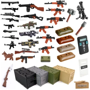 Arma militar pistola rifle mortero motocicleta bloques de construcción juguete hágalo usted mismo - Imagen 1 de 24
