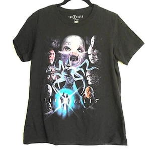 The X Files Graphic T Shirt Black Cotton Stretch Short Sleeve 20th Century EUC M - Picture 1 of 4