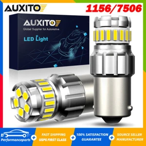 AUXITO 1156 7506 LED Backup Reverse Light Bulbs 6500K Super Bright White 2-10PCS - Picture 1 of 16