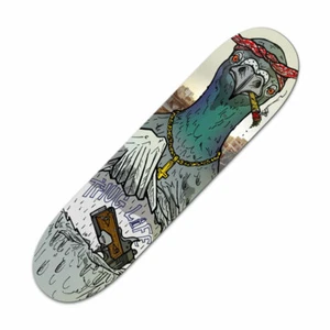 Elliz Clothing Thug life pigeon 7.75" Professional Maplewood Skateboard - Picture 1 of 3