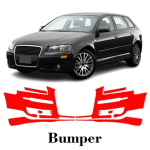 Front bumper PreCut PPF Paint Protection Film For Audi A3 2006-2008 - Picture 1 of 6
