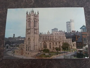 The Cathedral Manchester England Unposted Postcard - Bild 1 von 2