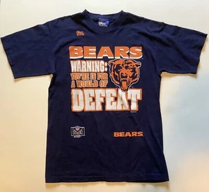 Vintage 1995 Pro Player Chicago Bears NFL Football T-Shirt Made in USA Sz Large - Picture 1 of 11