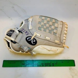 Rawlings HFP120GW 12" Fastpitch Softball Glove Sure Catch Gray/White - Picture 1 of 9