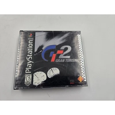 Gran Turismo 2 PS1 PlayStation 1 Game Complete CIB 2-Disc Black Label Racing - Image 1 of 4