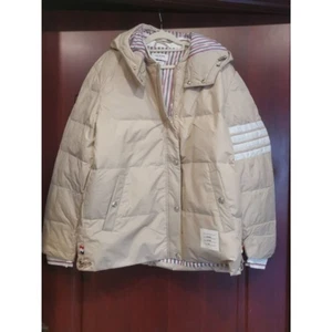 THOM BROWNE Baseball Daunenmantel Kapuze Puffer Coat - Bild 1 von 11