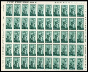 ITALIA 1971 Torre del campidoglio 1 foglio intero MNH** - Foto 1 di 1