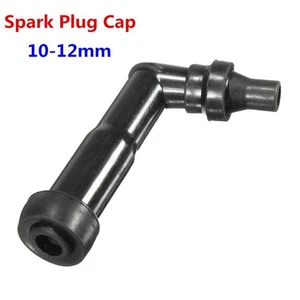 10-12mm Motorcycle Spark Plug-Cap / Resistor Cover Black 102º #XD05F-R - Picture 1 of 12