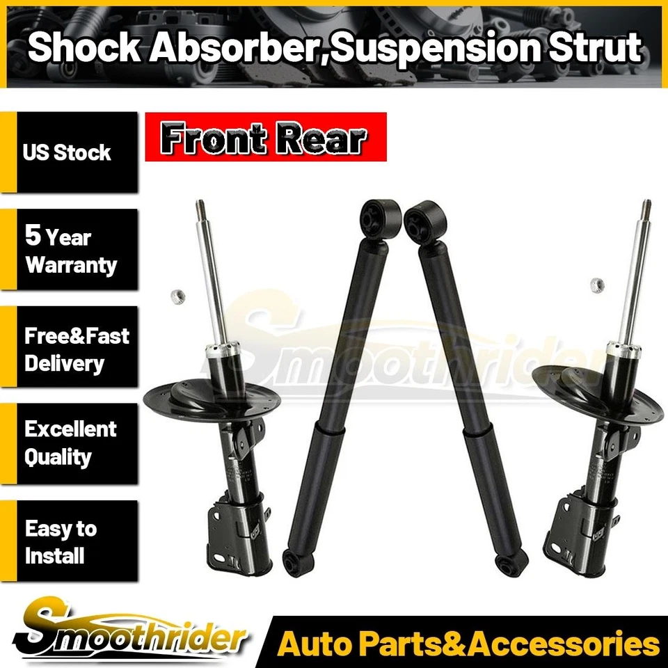 KYB 4pcs Front Rear Shock Suspension Strut For 2001-2003 Chrysler Voyager 2.4L - Image 1 of 4