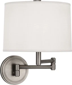 Robert Abbey Sofia Wall Swinger Sofia 14" Wall Sconce - Nickel - Picture 1 of 2