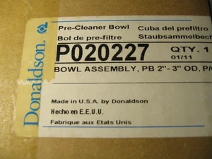 Neu Original Donaldson Original-Zubehör-Hersteller P020227 Vorreiniger Schüssel in Fabrikverpackung - Bild 1 von 5