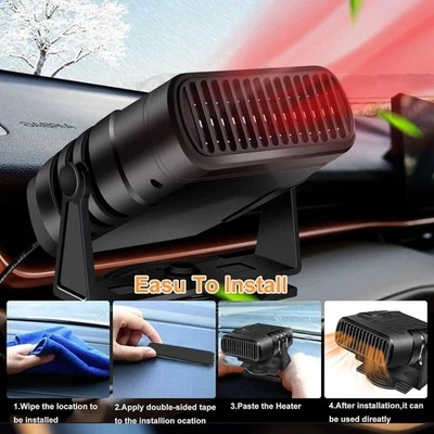 Powerful Car Heater Cooling Heating Function Low Noise Overheat Protection 12V - Image 1 of 4