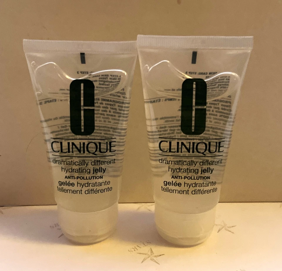 2 x CLINIQUE gelatina hidratante dramáticamente diferente anti contaminación 1,7 oz cada una Foto 1 de 1