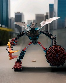 LEGO Bionicle Phantoka 8691 ANTRO Figurine Custom Missing parts AS IS