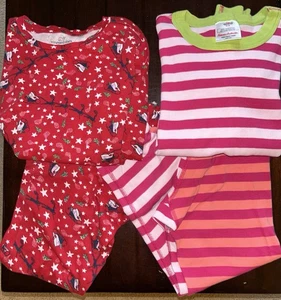 (2) Hanna Andersson & Vineyard Vines Mädchen Pyjama Set 140 10 Long Johns LS - Bild 1 von 4