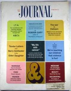 LADIES HOME JOURNAL MAGAZINE October 1964 Vietnam War, Barry Goldwater Bathrooms - Picture 1 of 4