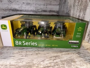 1/64 John Deere 8R Series Tractor Set 8RX 340 8R 340 8RT 340 Prestige Ertl - Picture 1 of 10