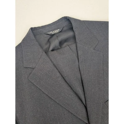 Jos A Bank Gray 100% Wool Suit Two Piece Mens 42R Regular Fit Dress Work - Image 1 of 4