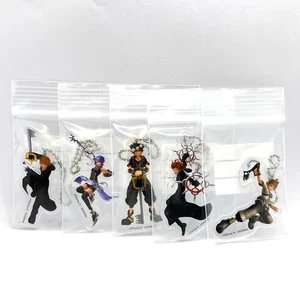 LOT 5 Kingdom Hearts Acrylic Keychain Lot Sora Aqua Roxas Axel Ventus Disney - Picture 1 of 4