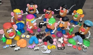 EUC Vintage Mr & Mrs Kartoffelkopf riesiges Konvolut & Zubehör 160 Teile - Bild 1 von 7