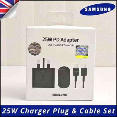 Samsung Galaxy Official 25W Super Fast Charger 2.0 with USB-C to C Data Cable - Image 1 of 4