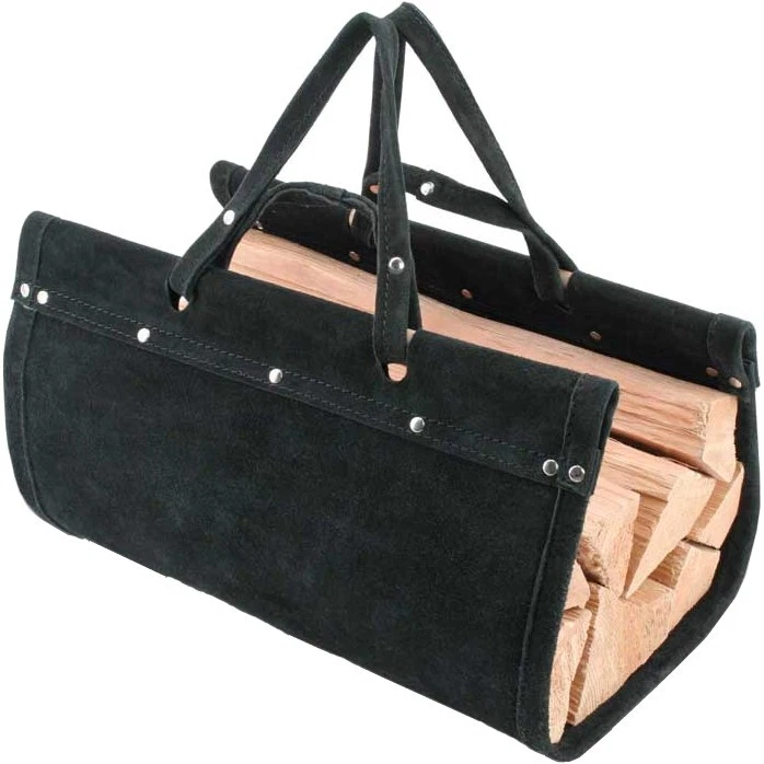 Top Grain Wood Carrier - Black Suede  Foto 1 de 1