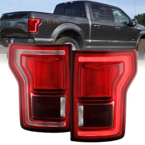 Full LED Tail Lights Assembly For 2015-2017 Ford F150 F-150 w/Blind Spot Pair US - Foto 1 di 11